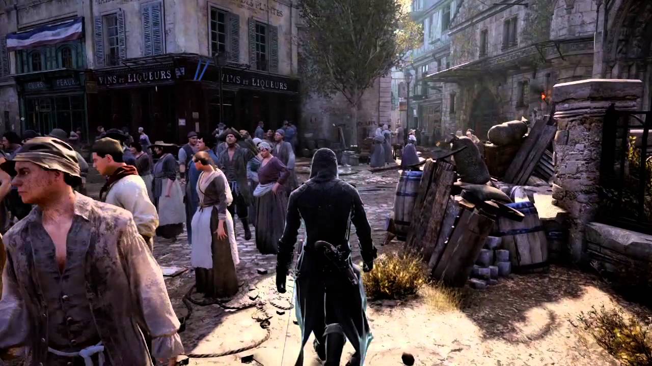 Close-up of Ezio during a key narrative cutscene